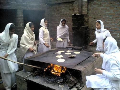 There's no imparting of education. Girls learn what they practice. Source: Surendra Bansal